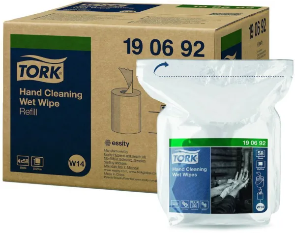 Tork Premium Wet Wipes refill hænder pk/58 ark